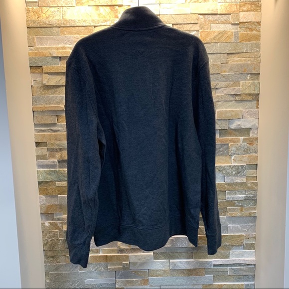 🎁 Tommy Hilfiger Mens 1/4 Zip Mockneck Sweatshirt - Picture 3 of 9